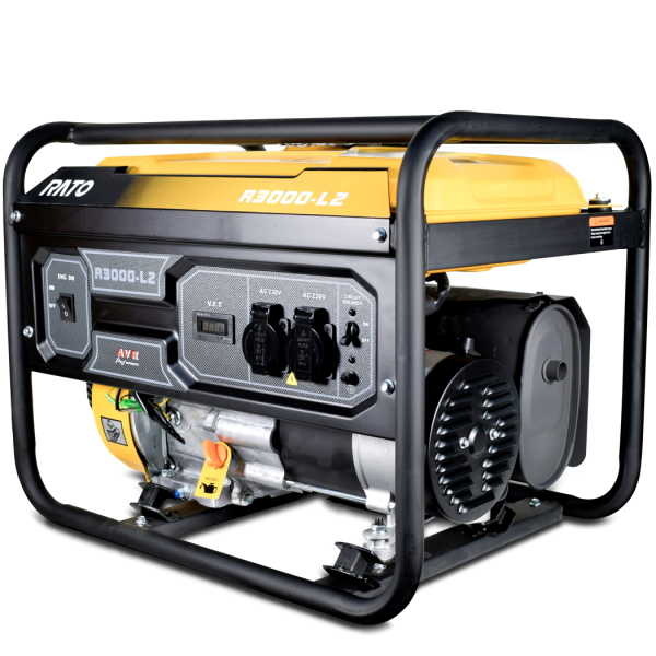 Бензиновый генератор RATO R3000-L2W + колесный комплект 2-х тактный фото