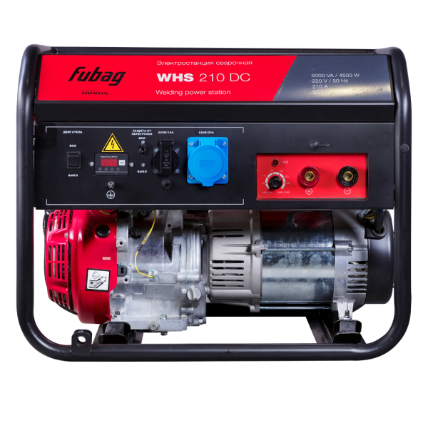 Бензиновый сварочный генератор Fubag WHS 210 DC 646245 2-х тактный фото