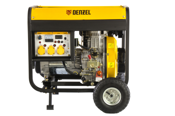 Дизельный генератор DENZEL DD6300Е 94657 2-х тактный фото