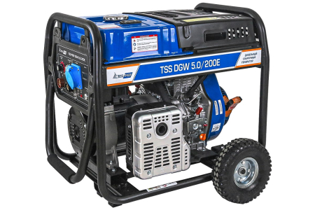Дизельный генератор ТСС PROF DGW 5.0/200E Дизельный генератор ТСС PROF DGW 5.0/200E фото