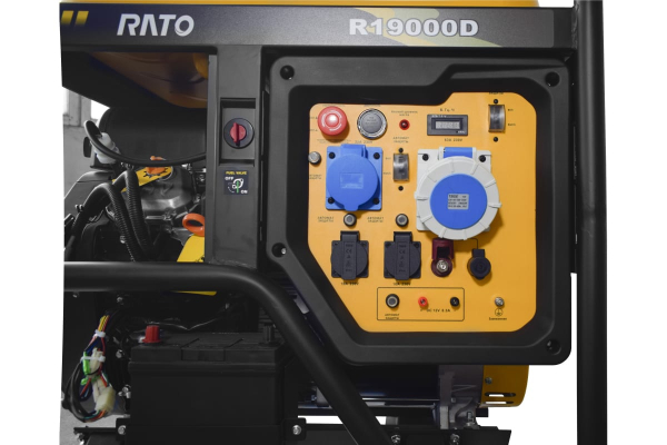 Бензиновый генератор RATO R19000D электростартер + колесный комплект Бензиновый генератор RATO R19000D электростартер + колесный комплект фото