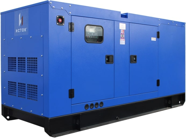 Дизельный генератор Исток АД100С-Т400-РПМ35 в кожухе с АВР  промышленный фото